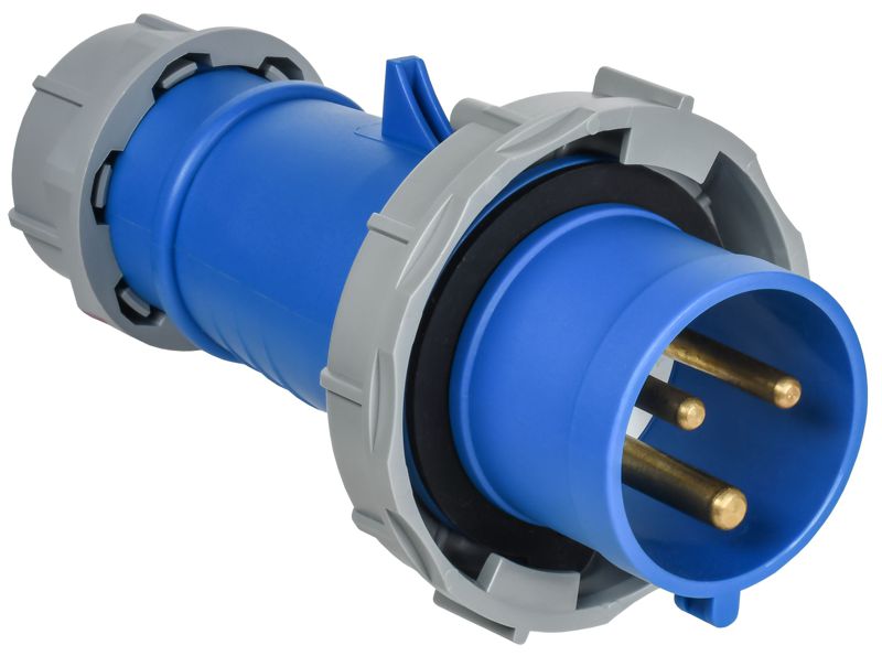 Вилка переносная ССИ-0232 32А 6ч 220В 2P+PE IP67 IEK PSR01-032-3-0-67