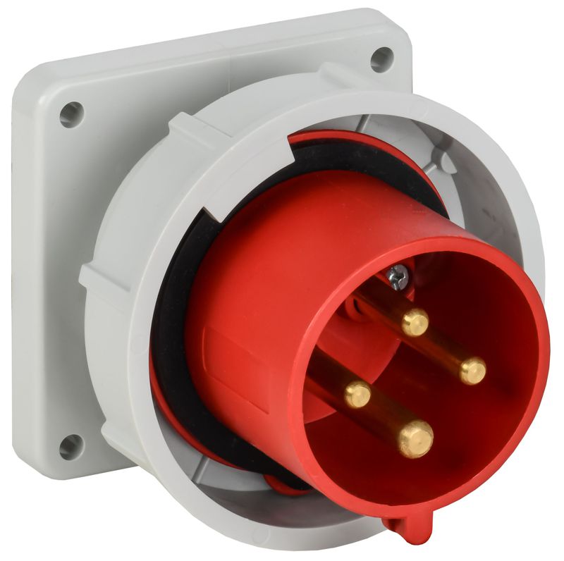 Вилка встраиваемая ССИ-3242 32А 6ч 380В 3P+PE IP67 IEK PSR32-032-4-0-67