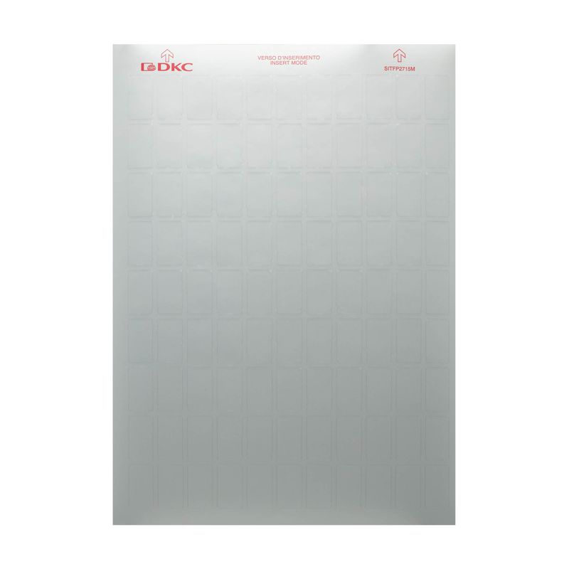 Табличка маркировочная 27х15 мет. (уп.990шт) DKC SITFP2715M