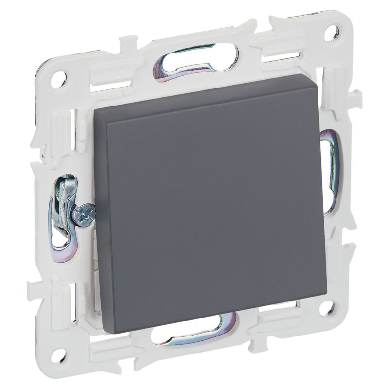 Выключатель перекрестный 1-кл. SKANDY 10А SK-V03T титан IEK SK-V13-0-10-K48