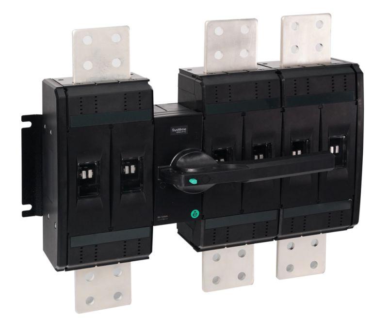 Выключатель-разъединитель SYSTEMEPACT SD1250 3п 1000А рукоятка фронт. центр (зак. отдельно) SE SSD12503MF1000