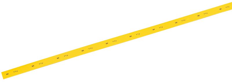 Трубка термоусадочная ТТУ нг-LS 3/1.5 желт. 1м IEK UDRS-D3-1-K05