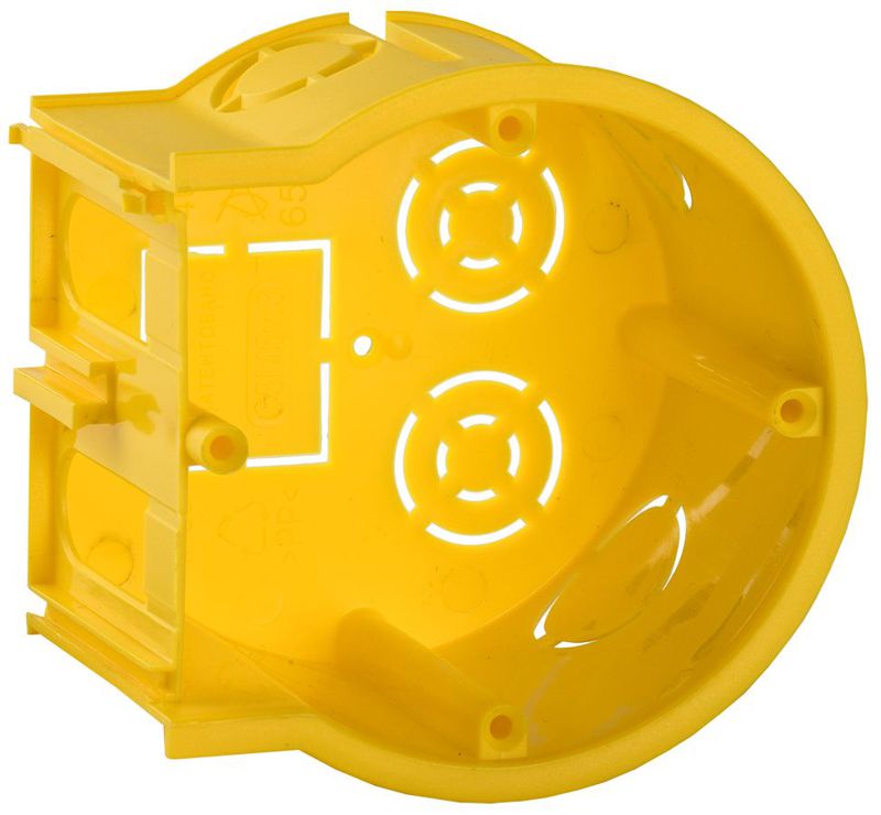 Коробка установочная С3 d68x45 для твердых стен (сборная оконечная) IEK UKT10-068-045-000-K1-N-U