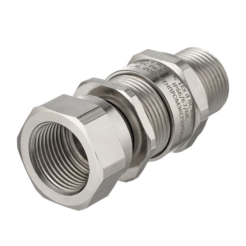 Ввод кабельный небронир. 11.3-19.9мм в трубе наружн.М25х1.5 внутр.3/4дюйм G 1Ex d IIC Gb X FEREKS UP00056570