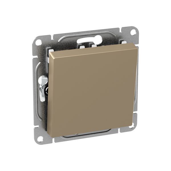 Выключатель кнопочный 1-кл. СП Эпика механизм шампань EKF UP1-SWC-13