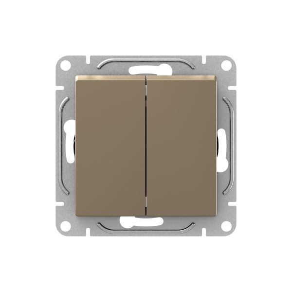 Выключатель для жалюзи СП Эпика механизм шампань EKF UP1-SWC-25