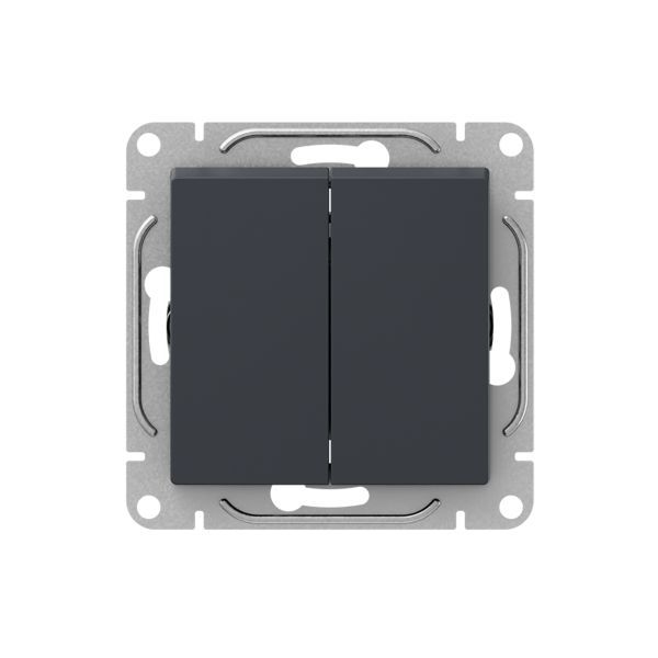 Выключатель для жалюзи СП Эпика механизм графит EKF UP1-SWG-25