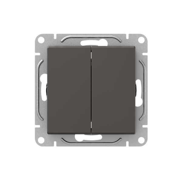 Выключатель перекрестный 2-кл. СП Эпика механизм мокко EKF UP1-SWM-22