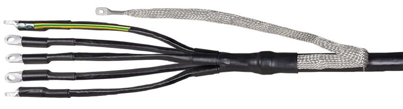 Муфта концевая ПКВ(Н)тпбэ 5х35/50 без болт. наконечн.; пайка ПВХ/СПЭ изоляция 1кВ IEK UZM-XLBK1-NVN5-3550XP