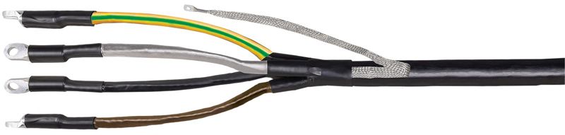 Муфта концевая ПКВтпбэ 4х150/240 с болт. наконечн.; ППД ПВХ/СПЭ изоляция 1кВ IEK UZM-XLBK1-VN4-150240SZ