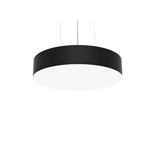 Светильник светодиодный Deleo 40Вт 4000К 400x80мм подвесной с опаловым рассеив. RAL9005 черн. матов. VARTON V1-R0-90201-30000-2004040