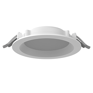 Светильник светодиодный DL-01 Pro 160мм 25Вт 3000К 176x51мм IP65/40 круглый встраив. аварийный автономный постоянного действия с опаловым рассеив. RAL9003 бел. муар VARTON V1-RF-00183-10A00-6502530