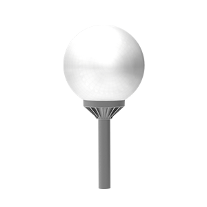 Светильник светодиодный парковый Omni 40Вт 4000К торшерный RAL7045 сер. муар VARTON V1-S0-70520-40000-6504040