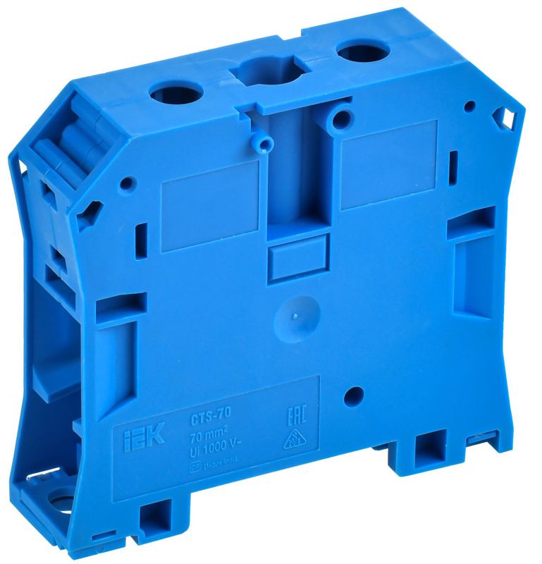 Колодка клеммная CTS ARMAFIX 70кв.мм син. IEK YCT10-00-K07-070