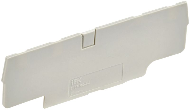 Заглушка для CP-MC 4 вывода 4кв.мм сер. IEK YCT22-00-4-K03-004-ZGL