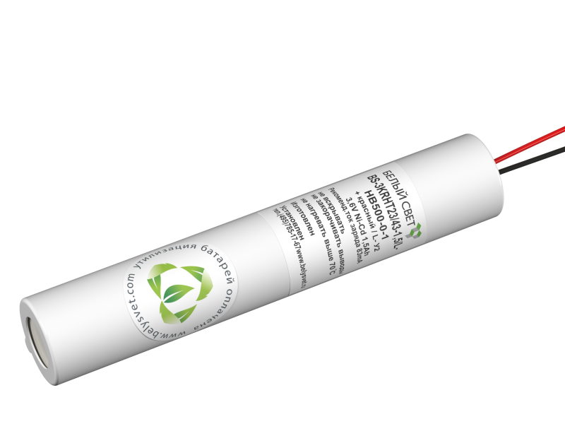 Батарея аккумуляторная BS-3KRHT23/43-1.5/L-HB500-0-1 Белый свет a18264