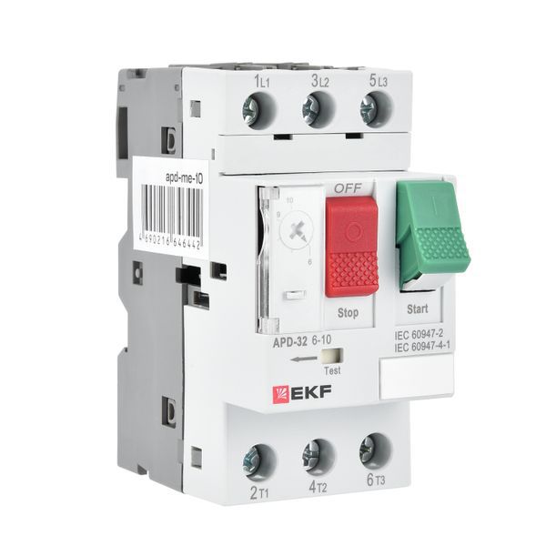 Выключатель автоматический для защиты двигателя АПД-32 0.16-0.25А EKF apd-me-0.25