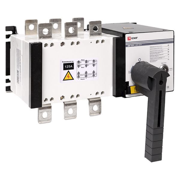 Устройство автоматического ввода резерва АВР 3п 125А 230В ТСР1 PROxima EKF ats-tsr1-125A-3p-pro