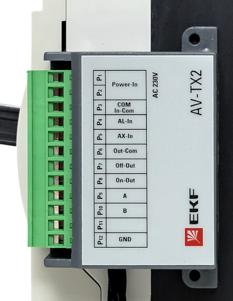 Блок коммуникационный ModBus RTU для ETU x.2 AV POWER-3 AVERES EKF mccb-3-modbus-av