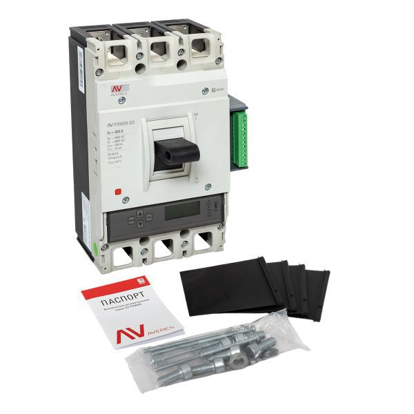 Выключатель автоматический 400А 100кА AV POWER-3/3 ETU6.2 AVERES EKF mccb-33-400H-6.2-av