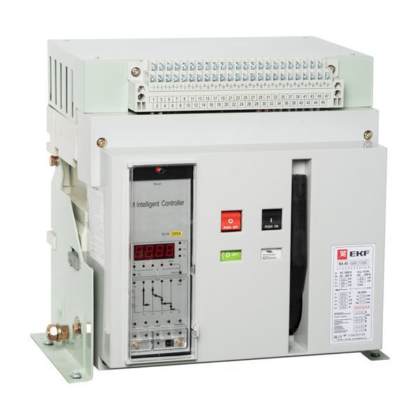Выключатель автоматический 3п 3200/2500А 100кА ВА-45 PROxima стац. EKF mccb45-3200-2500