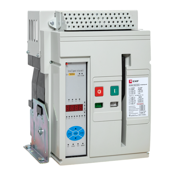 Выключатель автоматический 3п 1600/630А 55кА ВА-450 стац. EKF mccb450-1600-630