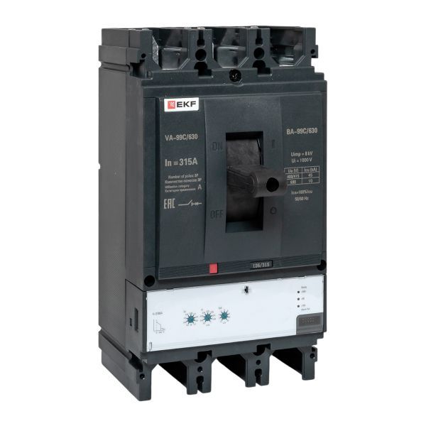Выключатель автоматический 3п 630/315А 45кА ВА-99C Compact NS PROxima EKF mccb99c-630-315