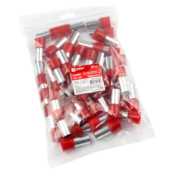 Наконечник штыревой втулочный НШвИ 95-25 (уп.50шт) EKF nhvi-95.0-25