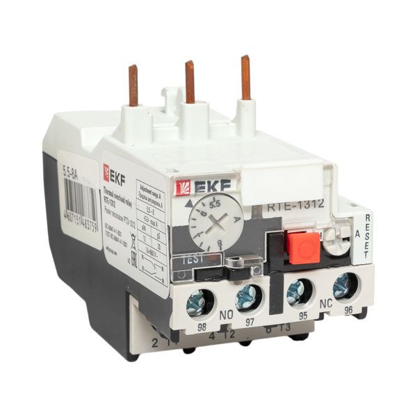 Реле тепл. РТЭ 1312 5.5-8А EKF rel-1312-5.5-8