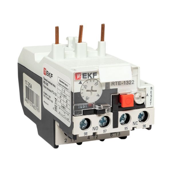 Реле тепл. РТЭ 1322 17-25А EKF rel-1322-17-25