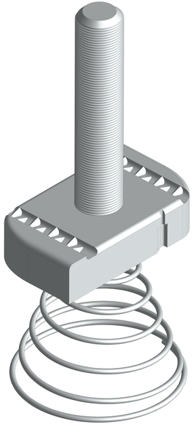 Болт STRUT 12х50 с конусной пружиной EKF stbkp12x50