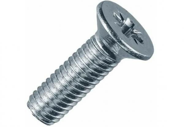 Винт с потайной головкой и крестообраз. шлицем 8х35 DIN 965 EKF wk8x35