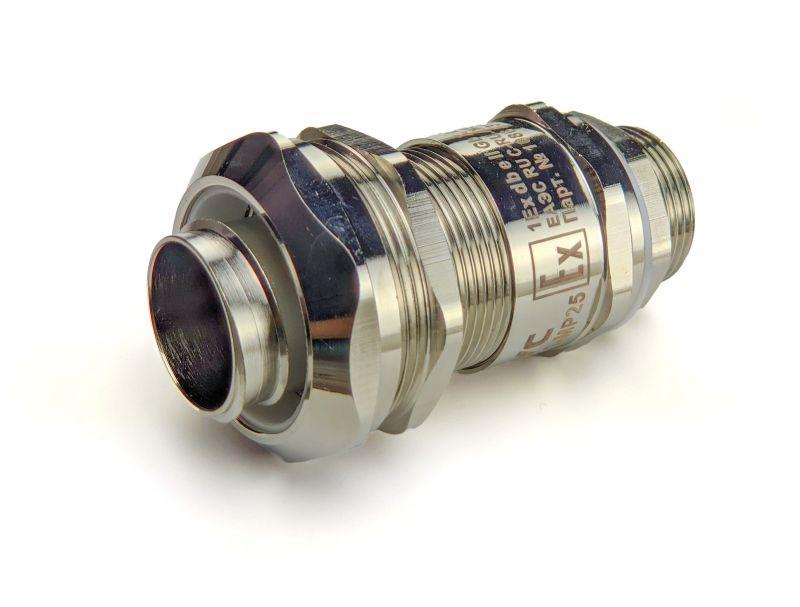 Ввод кабельный Ех ВКВМР-ЛР-М32-32 d18-26мм МР-32 1Ex e II Gb X ГОФРОМАТИК zeta30451