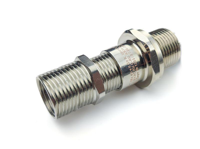 Ввод кабельный Ех ВКВ2ТН-НС-М20-М20-14 1Ex db e II Gb X ГОФРОМАТИК zeta31220