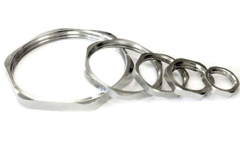 Гайка установочная плоская ГП2Л-М40х1.5 латунь ГОФРОМАТИК zeta33215