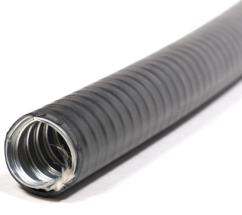 Металлорукав в ПВХ изоляции МПГ НГ 38 d38мм без протяжки (уп.20м) ГОФРОМАТИК zeta42815